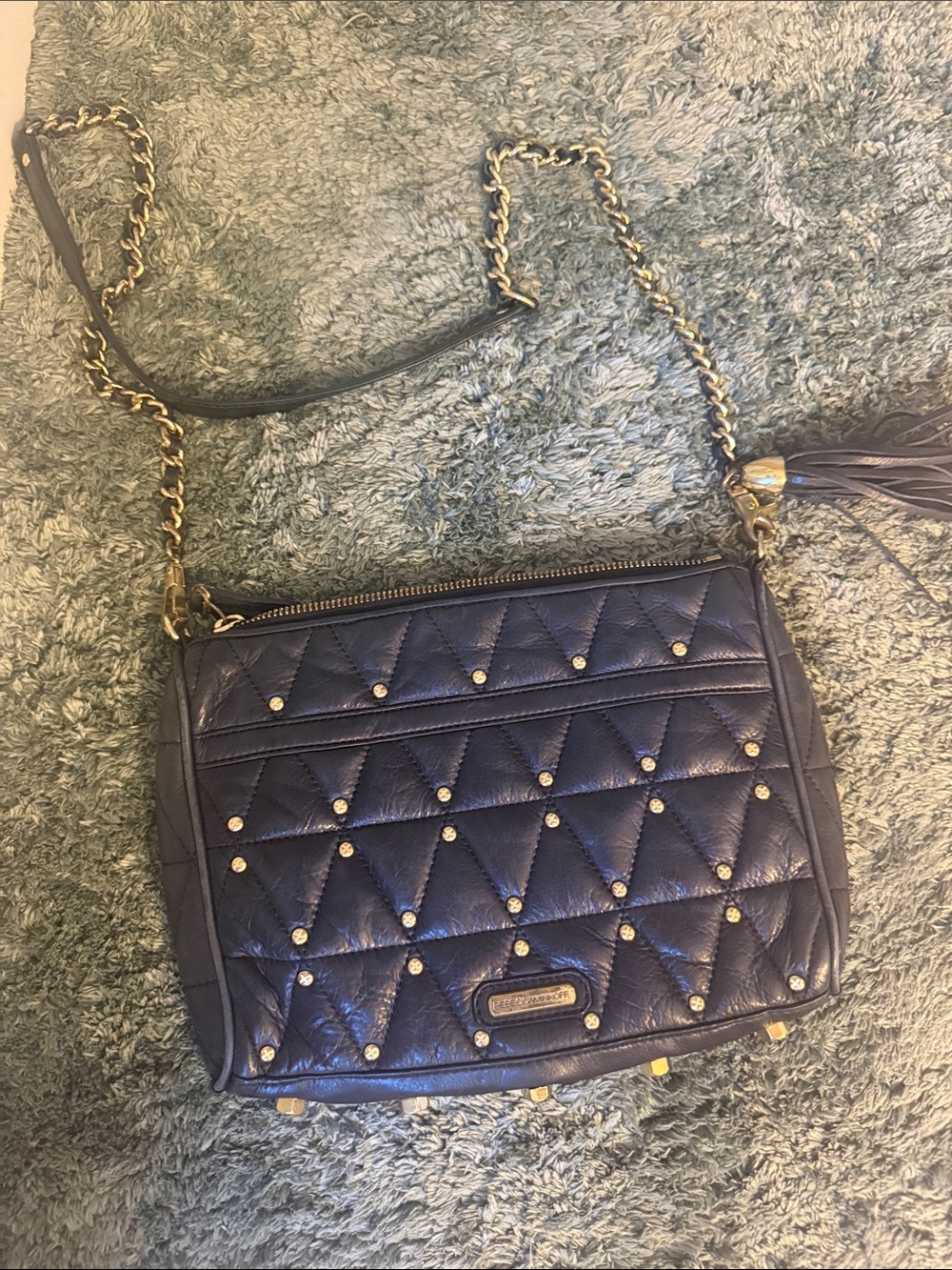 Rebecca Minkoff Mac studded black purse